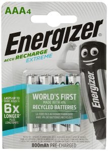 Pilas recargables Energizer AAA